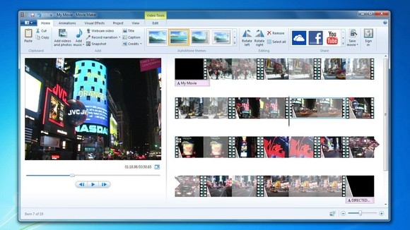 1. Windows movie make 2012