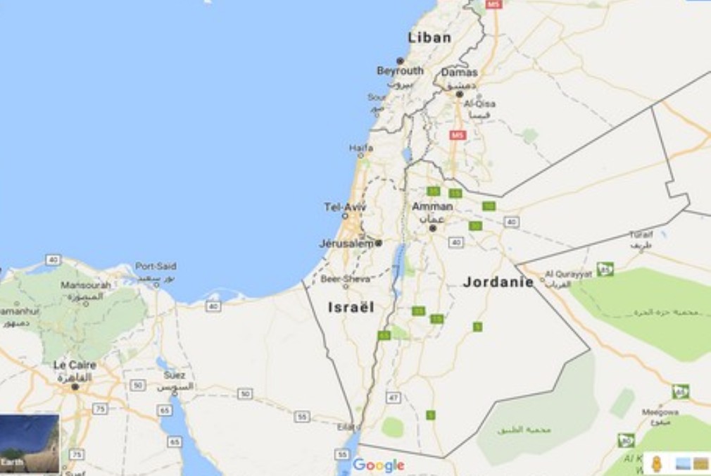غوغل تحذف فلسطين من خرائطها Google maps
