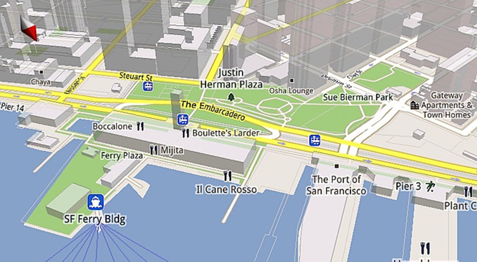 ميزة استخدام خرائط جوجل Google maps للايفون iphone بدون اتصال بالانترنت