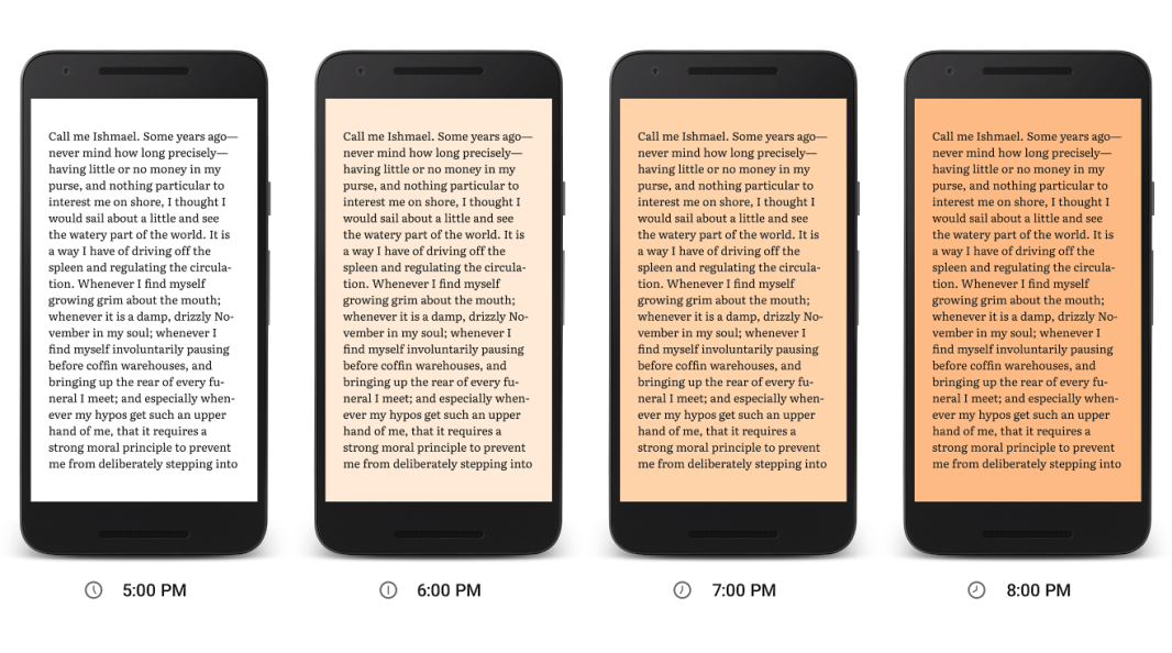 ميزة جديدة لتطبيق Play Books تجعل القراءة أفضل Night Light