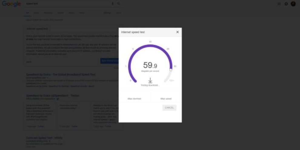 هكذا تقيس سرعة النت من خلال موقع جوجل Google
