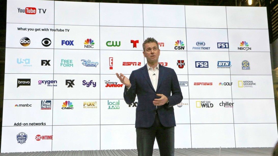 يوتيوب تطلق خدمة البث التلفزيوني للقنوات Youtube TV